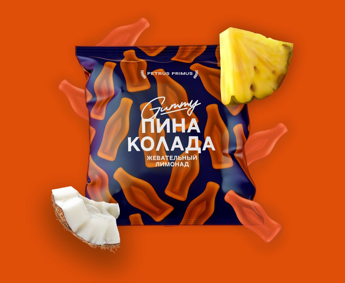 Мармелад Пина Колада с ананасом и кокосом
